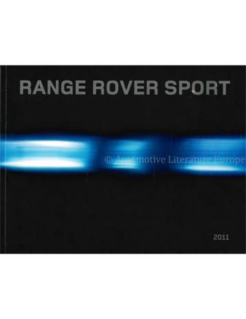 2011 RANGE ROVER SPORT BROCHURE NEDERLANDS, Nieuw