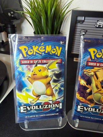 Pokémon - 4 Booster pack - Evoluzioni - XY - XY Base Set, Hobby en Vrije tijd, Nieuw