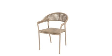 Taste by 4 Seasons stapelbare Sienna tuinstoel latte SALE |