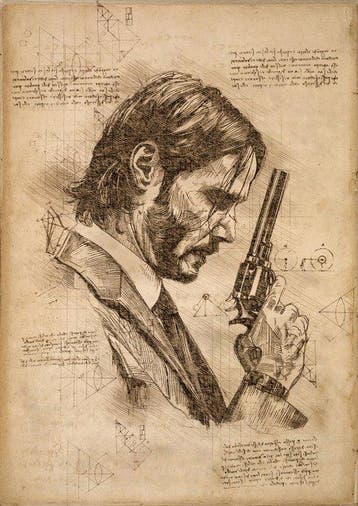 Boriani - 2 X John Wick, Da Vinci Series - limited edition, Nieuw