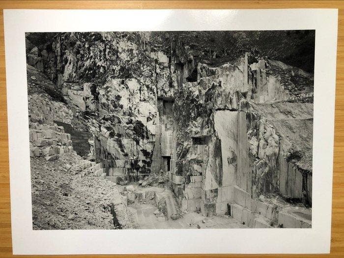 Petra Wunderlich - Carrara Cave di Marmo, Antiek en Kunst, Kunst | Designobjecten
