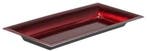 Onderbord Rechthoek Rood Metallic 28x12x3 cm, Huis en Inrichting, Nieuw