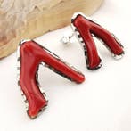 Koraal - Argento 925 - Oorbellen