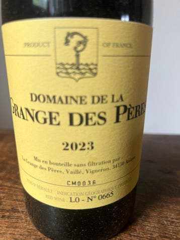 2023 Grange des Pères - Languedoc - 1 Fles (0,75 liter), Nieuw