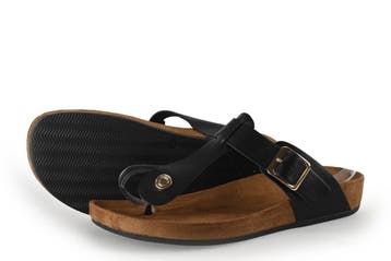 Graceland Slippers in maat 39 Zwart, Kleding | Dames, Schoenen, Slippers, Verzenden, Zwart, Zo goed als nieuw