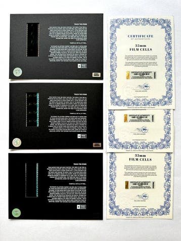 Batman – The Dark Knight Trilogy – Rare Set of 3 Mounted, Nieuw