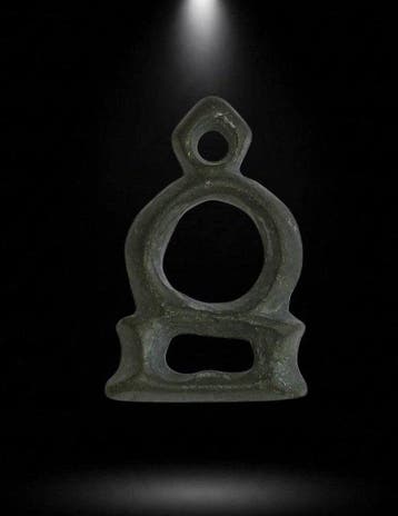 Keltisch Prachtige amulet-hanger Wheel of Fate. In