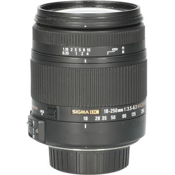 Sigma 18-250mm f/3.5-6.3 DC OS HSM Macro Nikon CM6927, Ophalen of Verzenden, Gebruikt, Overige typen