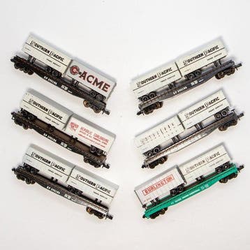 Minitrix N - 3147, 3148 - Wagon de marchandises pour trains, Hobby & Loisirs créatifs, Trains miniatures | Échelle N