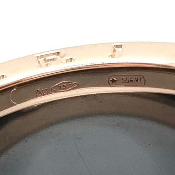 Bvlgari - Ring - B.zero 1 - 18 karaat zwarte keramiek,