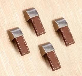 Set van 4 lederen handvaten (enkel gat, bruin), Bricolage & Construction, Outillage | Autres Machines, Envoi