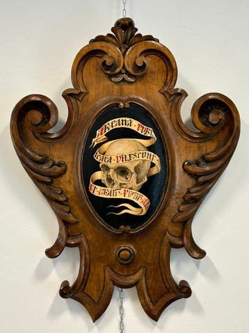 Scuola italiana (XIX-XX) - Memento mori, Antiek en Kunst
