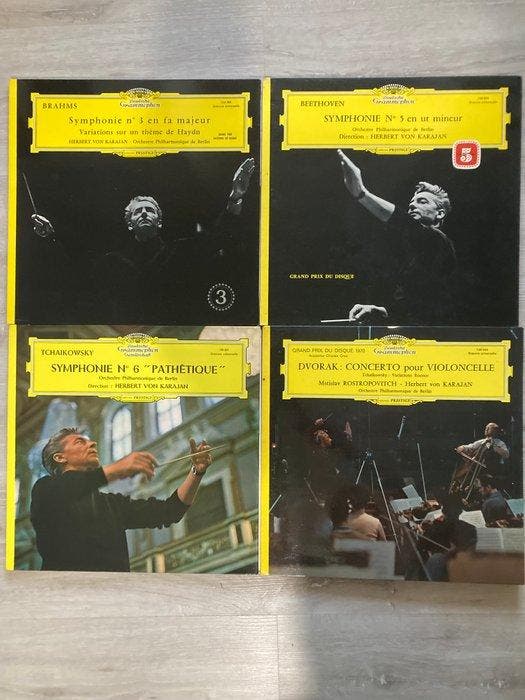 Herbert von Karajan - Diverse artiesten - 24 Albums all DGG, Cd's en Dvd's, Vinyl Singles