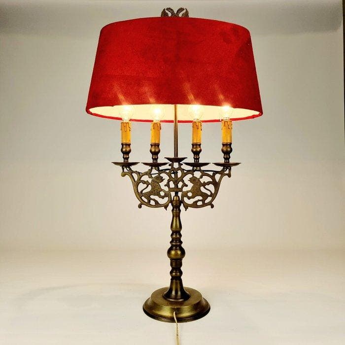 Tafellamp - Brons - Frans - ca. 1900, Maison & Meubles, Maison & Meubles | Autre
