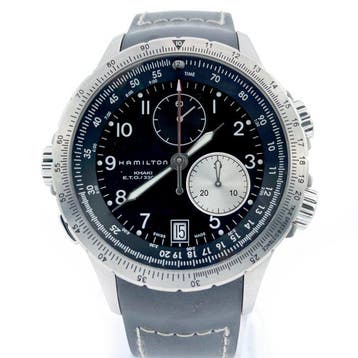 Hamilton - Khaki Aviation - ETO Chrono H776120 - Homme -, Handtassen en Accessoires, Horloges | Heren, Nieuw