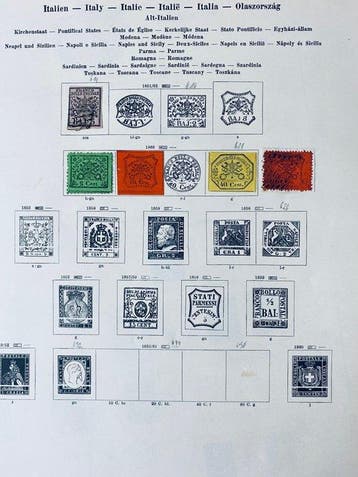 Wereld - Collectie / Uitzoeker Italië , Bulgarije + meer