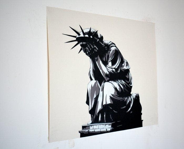 BASM - Defeated, Antiek en Kunst, Kunst | Schilderijen | Modern