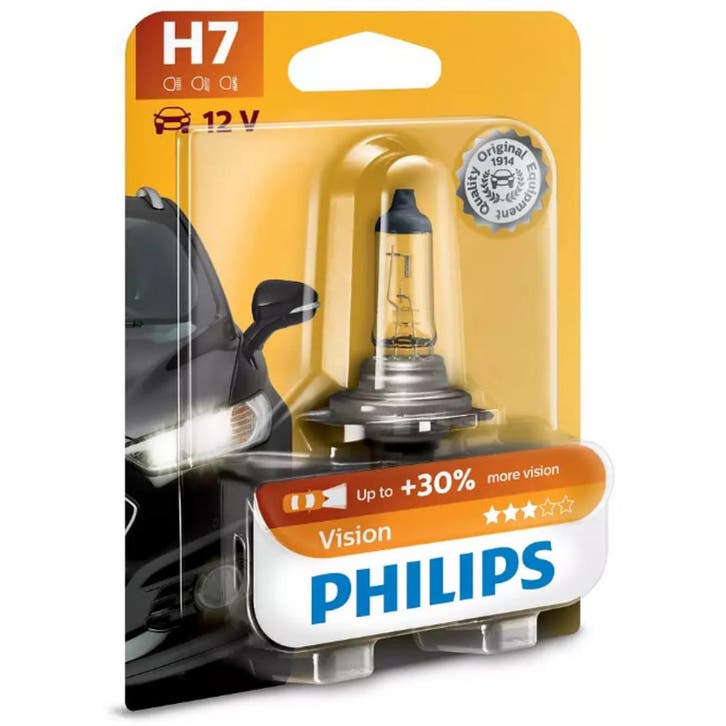 Philips H7 Vision 55W 12V 12972PRB1 Autolamp, Autos : Pièces & Accessoires, Éclairage, Envoi