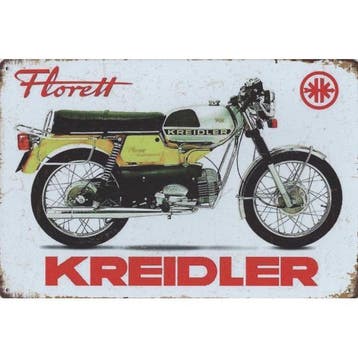 Wandbord -  Kreidler Florett, Nieuw
