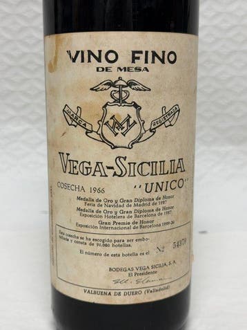 1966 Vega Sicilia, Único - Ribera del Duero Gran Reserva - 1, Nieuw