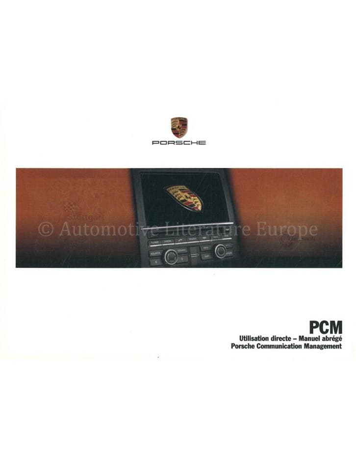 2014 PORSCHE PCM VERKORT INSTRUCTIEBOEKJE FRANS, Autos : Divers, Modes d'emploi & Notices d'utilisation