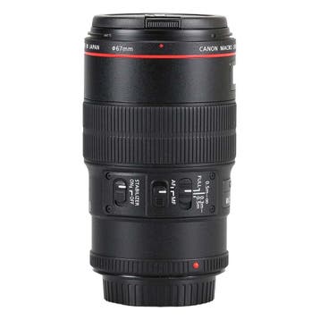 Canon EF 100mm f/2.8L Macro IS USM met garantie, Ophalen of Verzenden, Gebruikt