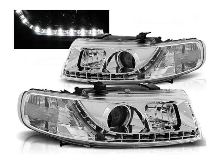 Angel Eyes Chrome koplampen geschikt voor Seat Leon Toledo, Autos : Pièces & Accessoires, Éclairage, Envoi