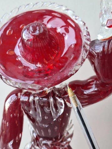 Murano - Figuur - Lady Red - Muranoglas
