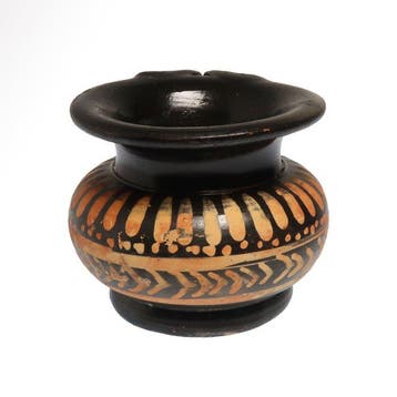 Oud-Grieks, Apuliaans Terracotta Xenon Ware Miniatuur, Antiek en Kunst