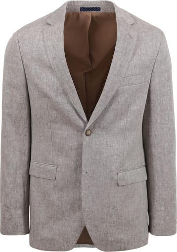 Suitable Blazer Linnen Beige maat Maat 48/50 (M) Heren, Beige, Nieuw, Suitable, Verzenden