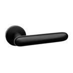 Deurklink Rinnovo zwart geveerd - deurbeslag voor binnend..., Ophalen of Verzenden, Nieuw, Overige materialen, Klink of Kruk