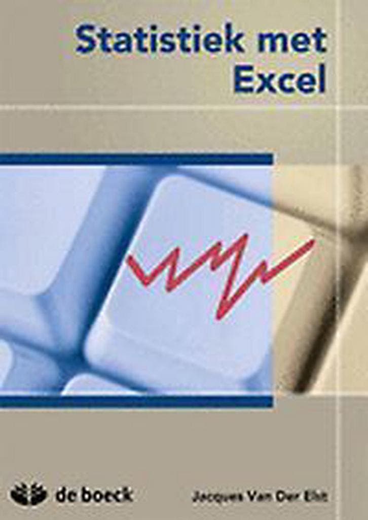 Statistiek met Excel 9789045538839 Jacques Van Der Elst, Livres, Livres scolaires, Envoi