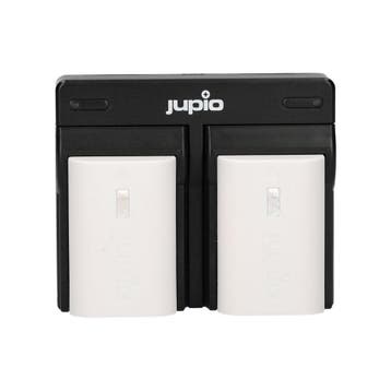 Jupio USB Duo Charger Kit voor Canon LP-E6N met garantie, Ophalen of Verzenden, Gebruikt