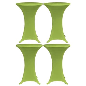 vidaXL Tafelhoes stretch 4 st 70 cm groen, Verzenden, Nieuw