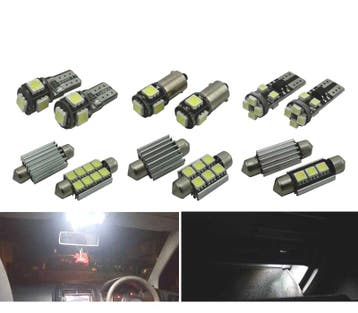 KIT 12 AMPOULES LED INTÉRIEUR POUR VOLKSWAGEN VW POLO MK4 9N, Autos : Pièces & Accessoires, Éclairage, Verzenden