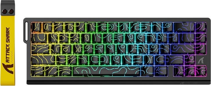 Attack Shark 60% Rapid Trigger | Retour deal | -40% Korting, Computers en Software, Toetsenborden, Gaming toetsenbord, Bedraad