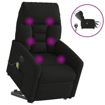 vidaXL Sta-op-massagestoel elektrisch verstelbaar, Huis en Inrichting, Fauteuils, Verzenden, Nieuw
