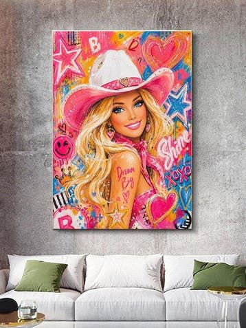 Shayer - Barbie – Born to Shine in Pink - XL - 60x80cm - 1/1