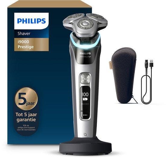 Philips Shaver i9000 Prestige Elektrisch Scheerapparaat V..., Handtassen en Accessoires, Uiterlijk | Haarverzorging, Nieuw, Verzenden