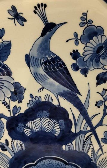 Porceleyne Fles, Royal Delft - Wandbord - Keramiek -, Antiek en Kunst