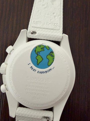 Omega x Swatch - MoonSwatch Mission to Earthphase - Zonder