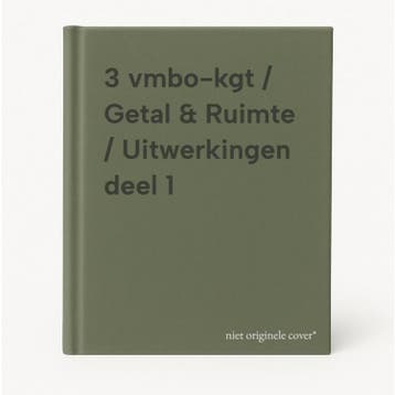 3 vmbo-kgt / Getal & Ruimte / Uitwerkingen deel 1, Boeken, Verzenden, Gelezen