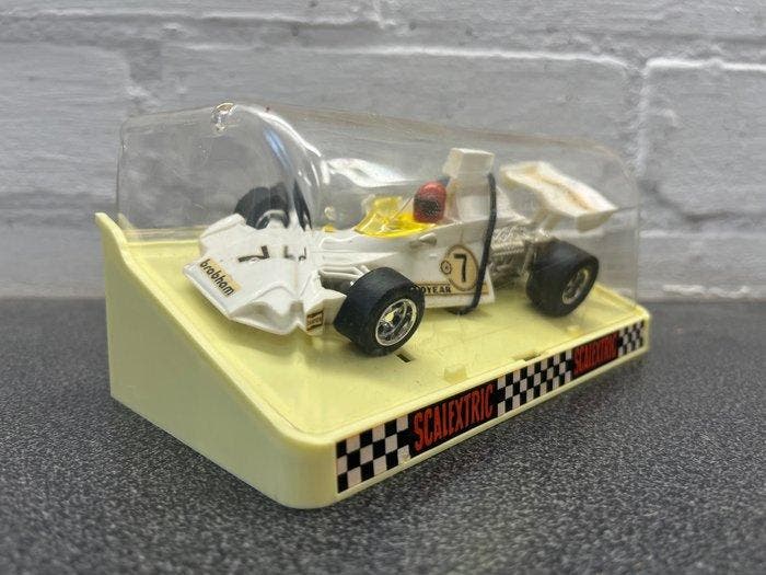 Scalextric - Slotcar Brabham BT44 - Original Box - NO, Hobby en Vrije tijd, Modelauto's | 1:5 tot 1:12