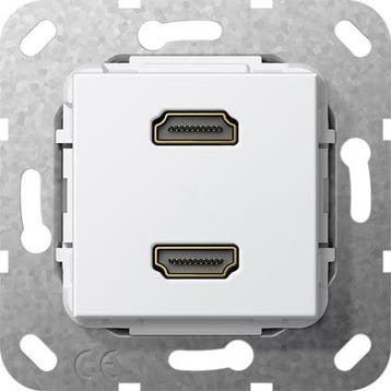 Gira Dual Hdmi Breakout Kabel Basis Element Wit - 567203, Verzenden