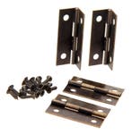 Set van 16 bronzen scharniertjes (37x19 mm), Verzenden, Nieuw