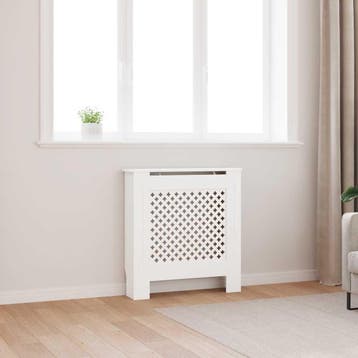 vidaXL Radiatorombouw 78 cm MDF wit, Verzenden