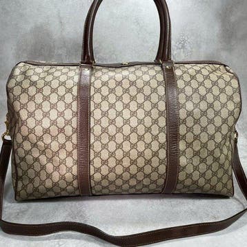 Gucci - GG Pattern Gold Hardware - Sac de marin, Nieuw