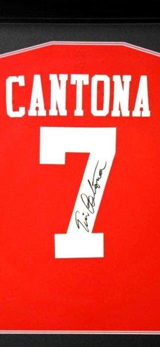 Manchester United - Signed by Eric Cantona - Voetbalshirt, Collections, Collections Autre