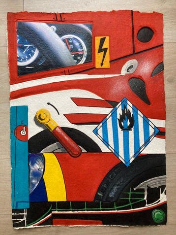 Peter Klasen (1935) - Ferrari