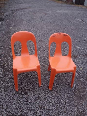 Stamp - Stoel (2) - stapelbare kunststof stoel - Plastic